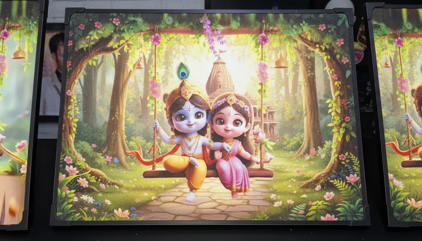 Radha-Krishna Weeding Frame